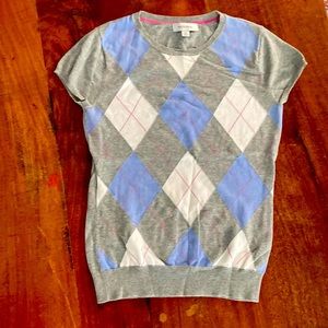 Shirt, Argyle print size extra small no flaws